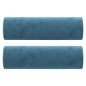 vidaXL Sofá de 2 plazas con cojines terciopelo azul 120 cm vidaXL Sofá de 2 plazas con cojines terciopelo azul 120 cm