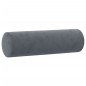 vidaXL Sofá de 2 plazas con cojines terciopelo gris oscuro 140 cm vidaXL Sofá de 2 plazas con cojines terciopelo gris oscuro 140 cm