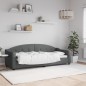 vidaXL Sofá cama tela gris oscuro 80x200 cm vidaXL Sofá cama tela gris oscuro 80x200 cm