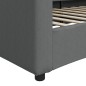 vidaXL Sofá cama tela gris oscuro 80x200 cm vidaXL Sofá cama tela gris oscuro 80x200 cm
