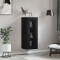 vidaXL Armario de pared negro 34,5x34x90 cm vidaXL Armario de pared negro 34,5x34x90 cm