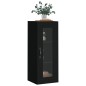 vidaXL Armario de pared negro 34,5x34x90 cm vidaXL Armario de pared negro 34,5x34x90 cm