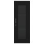 vidaXL Armario de pared negro 34,5x34x90 cm vidaXL Armario de pared negro 34,5x34x90 cm