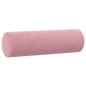 vidaXL Sofá de 3 plazas con cojines terciopelo rosa 180 cm vidaXL Sofá de 3 plazas con cojines terciopelo rosa 180 cm