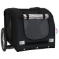 vidaXL Remolque de bicicleta mascotas hierro tela Oxford negro vidaXL Remolque de bicicleta mascotas hierro tela Oxford negro