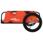 vidaXL Remolque para bicicletas hierro y tela Oxford naranja vidaXL Remolque para bicicletas hierro y tela Oxford naranja