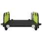 vidaXL Remolque para bicicletas hierro y tela Oxford verde vidaXL Remolque para bicicletas hierro y tela Oxford verde
