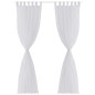 2 Cortinas blancas transparentes 140 x 225 cm 2 Cortinas blancas transparentes 140 x 225 cm