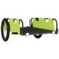 vidaXL Remolque para bicicletas hierro y tela Oxford verde vidaXL Remolque para bicicletas hierro y tela Oxford verde