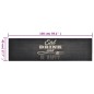 vidaXL Alfombra de cocina lavable terciopelo negro 45x150 cm vidaXL Alfombra de cocina lavable terciopelo negro 45x150 cm