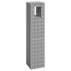 vidaXL Cesta poste de gaviones de hierro 40x40x180 cm