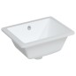 vidaXL Lavabo de baño rectangular cerámica blanco 39x30x18,5 cm vidaXL Lavabo de baño rectangular cerámica blanco 39x30x18,5 cm