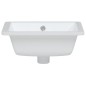 vidaXL Lavabo de baño rectangular cerámica blanco 39x30x18,5 cm vidaXL Lavabo de baño rectangular cerámica blanco 39x30x18,5 cm