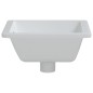 vidaXL Lavabo de baño rectangular cerámica blanco 39x30x18,5 cm vidaXL Lavabo de baño rectangular cerámica blanco 39x30x18,5 cm