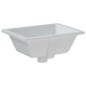 vidaXL Lavabo de baño rectangular cerámica blanco 39x30x18,5 cm vidaXL Lavabo de baño rectangular cerámica blanco 39x30x18,5 cm