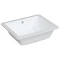 vidaXL Lavabo de baño rectangular cerámica blanco 50x40,5x18,5 cm vidaXL Lavabo de baño rectangular cerámica blanco 50x40,5x18,5 cm