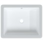 vidaXL Lavabo de baño rectangular cerámica blanco 50x40,5x18,5 cm vidaXL Lavabo de baño rectangular cerámica blanco 50x40,5x18,5 cm