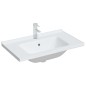 vidaXL Lavabo de baño rectangular cerámica blanco 81x48x19,5 cm vidaXL Lavabo de baño rectangular cerámica blanco 81x48x19,5 cm