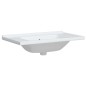 vidaXL Lavabo de baño rectangular cerámica blanco 81x48x19,5 cm vidaXL Lavabo de baño rectangular cerámica blanco 81x48x19,5 cm
