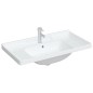 vidaXL Lavabo de baño rectangular cerámica blanco 91,5x48x23 cm vidaXL Lavabo de baño rectangular cerámica blanco 91,5x48x23 cm