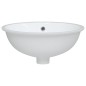 vidaXL Lavabo de baño ovalado cerámica blanco 43x35x19 cm vidaXL Lavabo de baño ovalado cerámica blanco 43x35x19 cm
