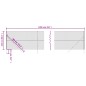 vidaXL Cerca de alambre gris antracita 2,2x10 m vidaXL Cerca de alambre gris antracita 2,2x10 m