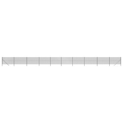 vidaXL Cerca de alambre gris antracita 1,8x25 m