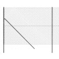 vidaXL Cerca de alambre gris antracita 1,8x25 m vidaXL Cerca de alambre gris antracita 1,8x25 m