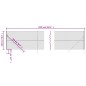vidaXL Cerca de alambre gris antracita 1,8x25 m vidaXL Cerca de alambre gris antracita 1,8x25 m