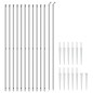 vidaXL Cerca de alambre con pinchos de anclaje plateado 2x25 m vidaXL Cerca de alambre con pinchos de anclaje plateado 2x25 m