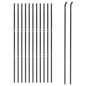 vidaXL Cerca de alambre gris antracita 2,2x25 m