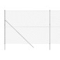 vidaXL Cerca de alambre plateado 1,8x25 m vidaXL Cerca de alambre plateado 1,8x25 m