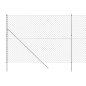 vidaXL Cerca de alambre plateado 1,4x25 m vidaXL Cerca de alambre plateado 1,4x25 m