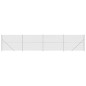 vidaXL Cerca de alambre con brida plateada 2,2x10 m