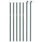 vidaXL Cerca de alambre de acero galvanizado verde 0,8x10 m vidaXL Cerca de alambre de acero galvanizado verde 0,8x10 m