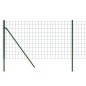 vidaXL Cerca de alambre de acero galvanizado verde 0,8x25 m vidaXL Cerca de alambre de acero galvanizado verde 0,8x25 m