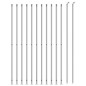 vidaXL Cerca de alambre con brida plateada 2,2x25 m vidaXL Cerca de alambre con brida plateada 2,2x25 m