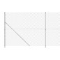 vidaXL Cerca de alambre con brida plateada 2,2x25 m vidaXL Cerca de alambre con brida plateada 2,2x25 m