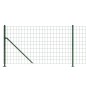 vidaXL Cerca de alambre con brida verde 1x10 m vidaXL Cerca de alambre con brida verde 1x10 m