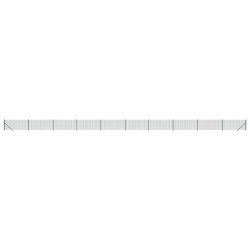 vidaXL Cerca de alambre con brida verde 0,8x25 m