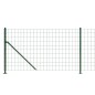 vidaXL Cerca de alambre con brida verde 0,8x25 m vidaXL Cerca de alambre con brida verde 0,8x25 m