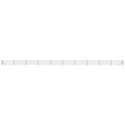 vidaXL Cerca de alambre con brida gris antracita 1x25 m