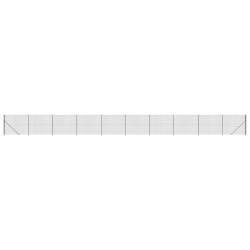 vidaXL Cerca de alambre con brida gris antracita 1,4x25 m