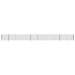 vidaXL Cerca de alambre con brida gris antracita 2,2x25 m