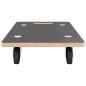 vidaXL Soportes con ruedas 2 uds rectangular 80x55x11,5 cm vidaXL Soportes con ruedas 2 uds rectangular 80x55x11,5 cm