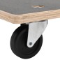 vidaXL Soportes con ruedas 2 uds rectangular 80x55x11,5 cm vidaXL Soportes con ruedas 2 uds rectangular 80x55x11,5 cm
