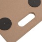 vidaXL Soportes con ruedas 2 uds madera de ingeniería rectangular vidaXL Soportes con ruedas 2 uds madera de ingeniería rectangular