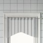 vidaXL Rieles de cortina 2 uds aluminio blanco y plateado 90-130 cm vidaXL Rieles de cortina 2 uds aluminio blanco y plateado 90-130 cm