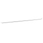 vidaXL Rieles de cortina 2 uds aluminio blanco y plateado 90-130 cm vidaXL Rieles de cortina 2 uds aluminio blanco y plateado 90-130 cm