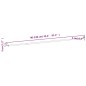 vidaXL Rieles de cortina 2 uds aluminio blanco y plateado 90-130 cm vidaXL Rieles de cortina 2 uds aluminio blanco y plateado 90-130 cm